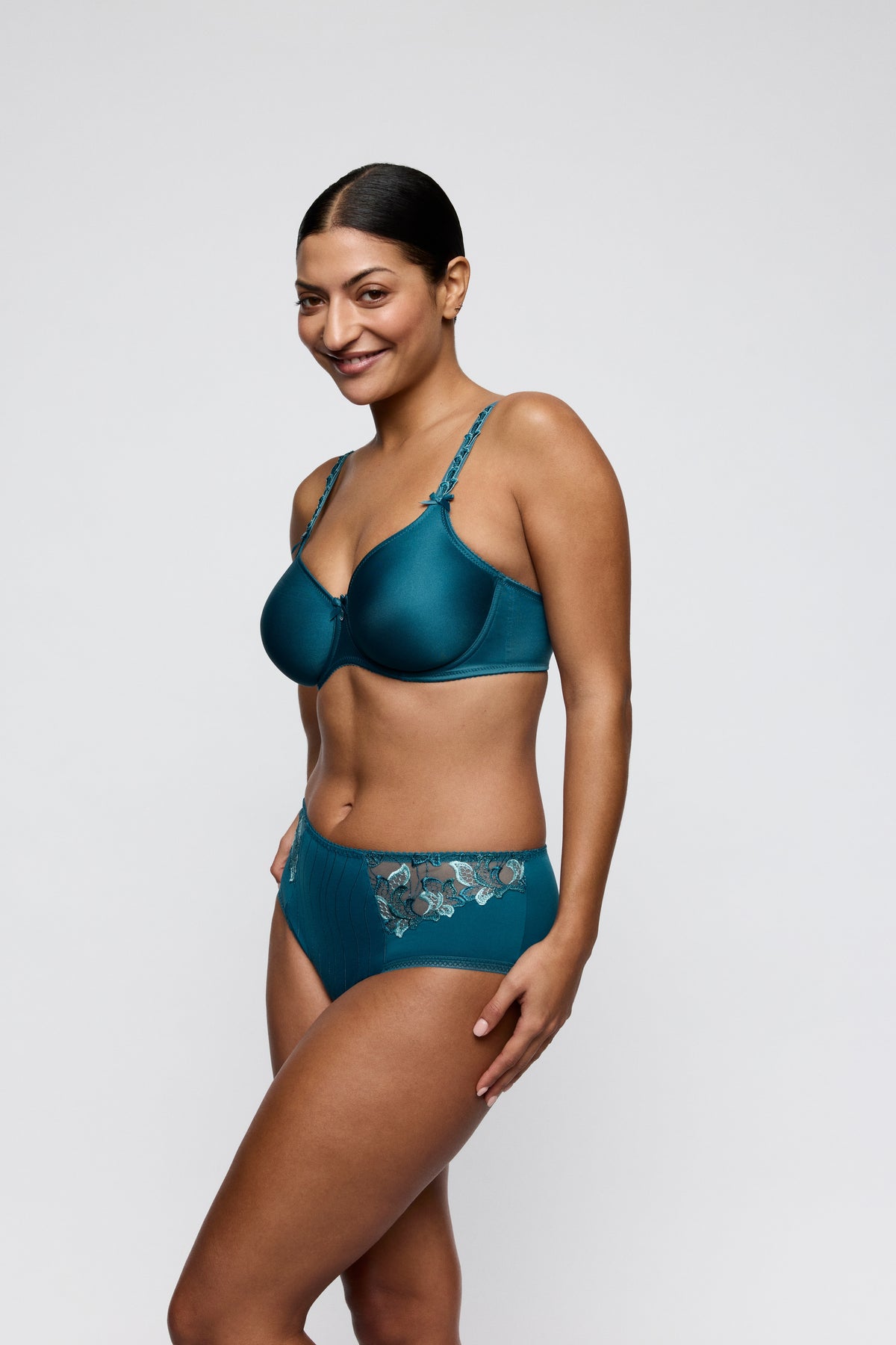 Primadonna Deauville Non Padded Full Cup Seamless Bra In Peacock