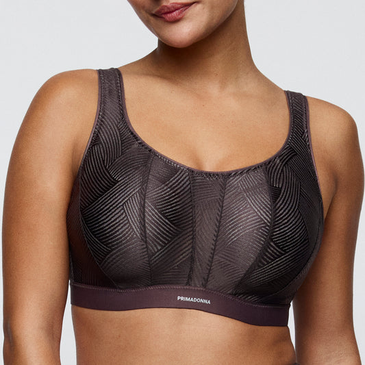 Primadonna Sport The Game Sports Bra In Smokey Taupe