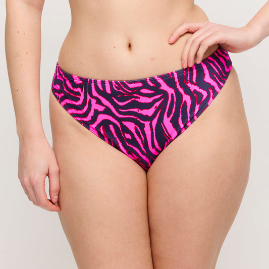 Primadonna Swim Malabo Bikini Briefs Brazilian In Hot Pink Zebra