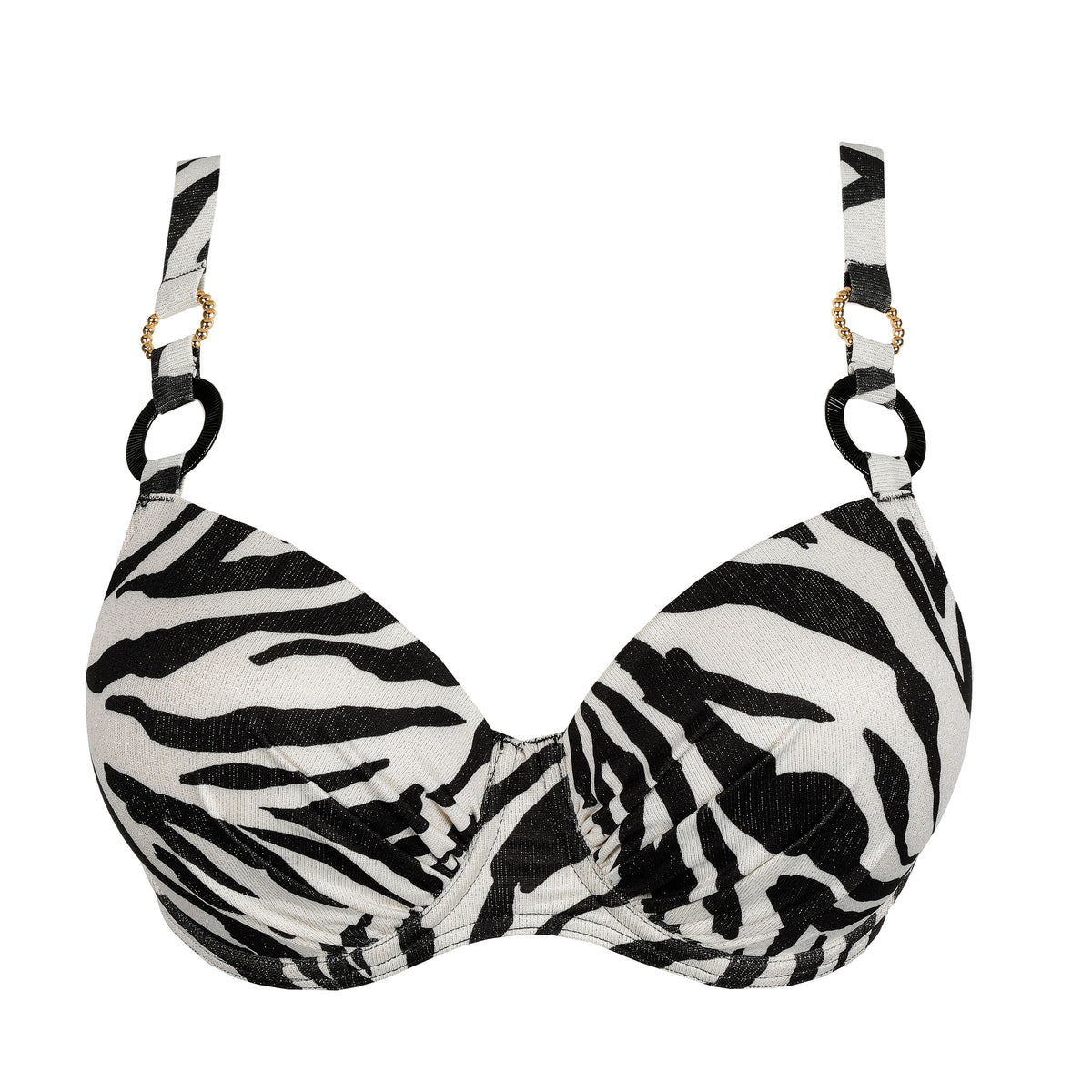 Primadonna Swim Dalice Padded Balcony Bikini Top In Sauvage Shine