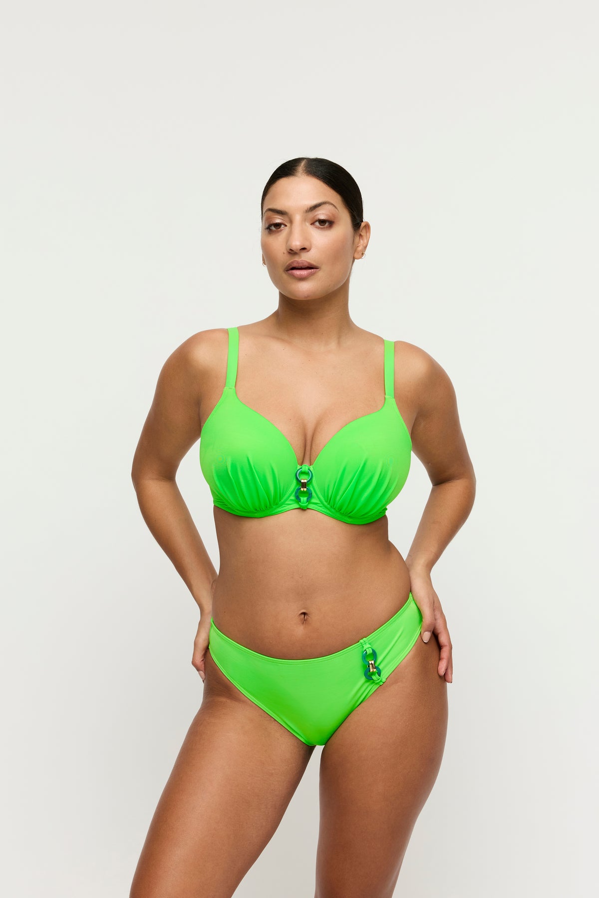 Primadonna Swim Pilon Bikini Briefs Rio In Neon Lime