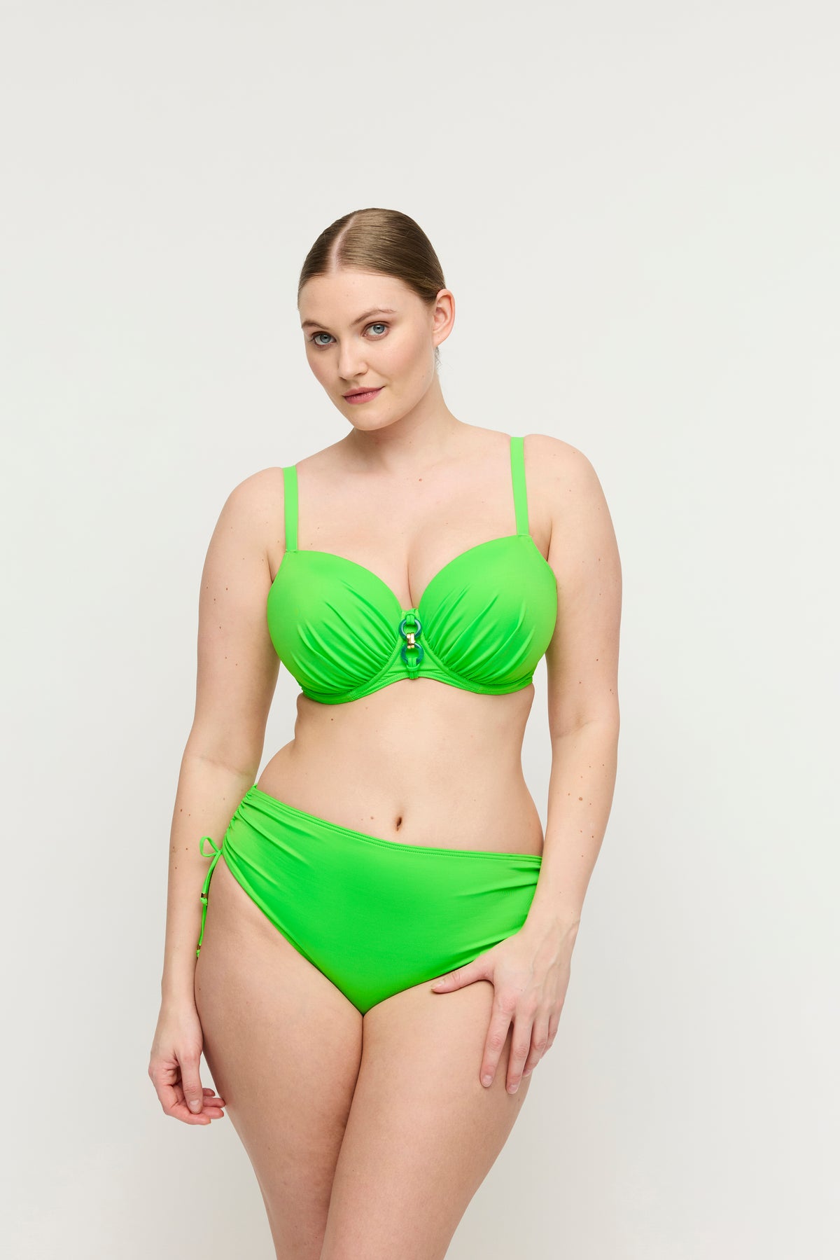 Primadonna Swim Pilon Bikini Full Briefs Ropes In Neon Lime