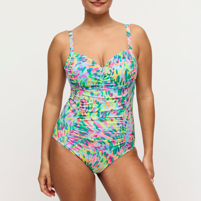 Primadonna Swim Douala Full Cup Swimsuit Control In Impressionist Summer