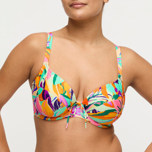 Primadonna Swim Varadeo Full Cup Bikini Top In Bright Tropics