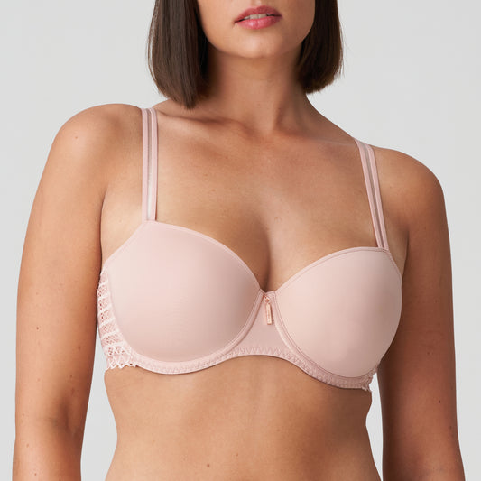 Primadonna Twist East End Padded Balcony Bra In Powder Rose