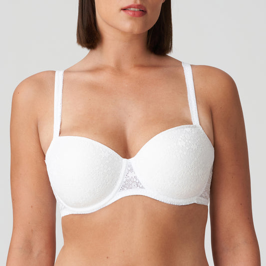 Primadonna Twist Epirus Padded Balcony Bra In White