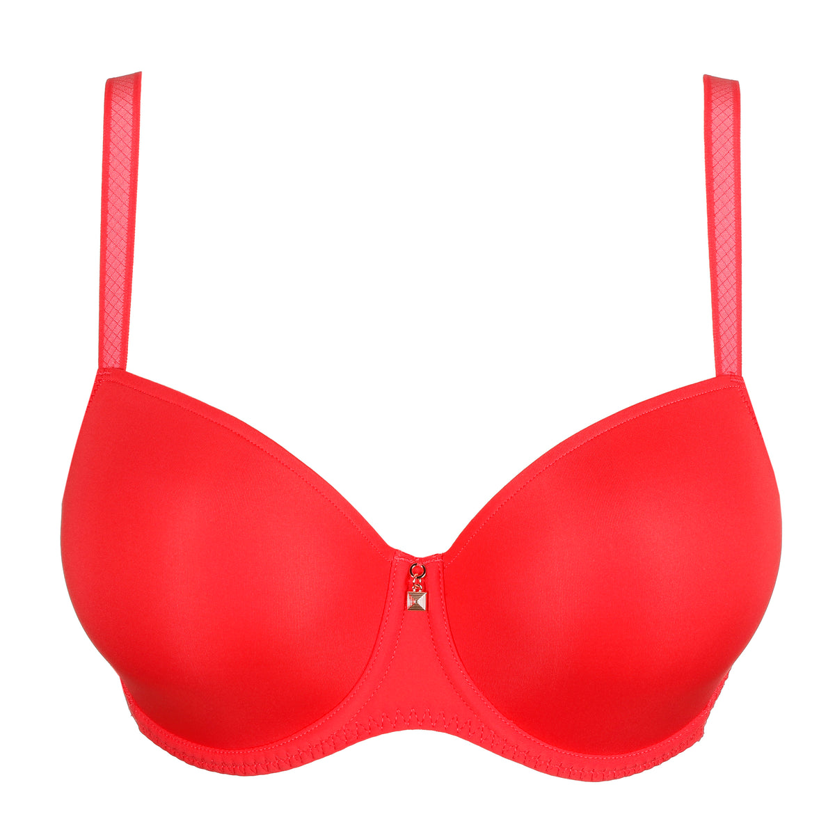 Primadonna Twist Grace Bay Padded Balcony Bra In Coral