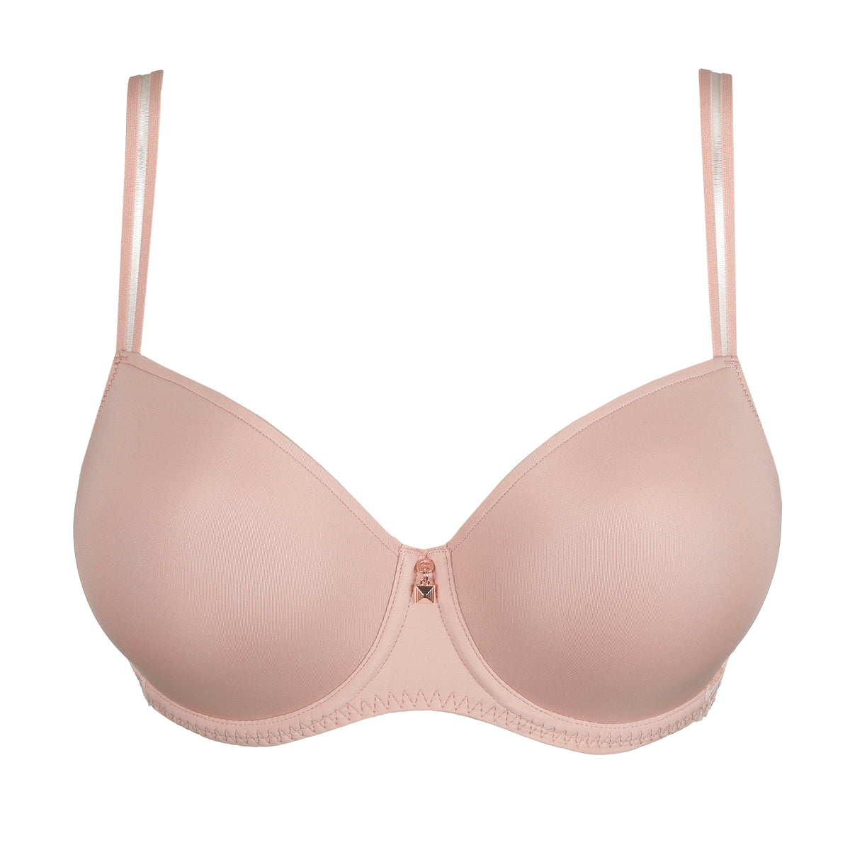 Primadonna Twist Twist Side Padded Balcony Bra In Powder Rose