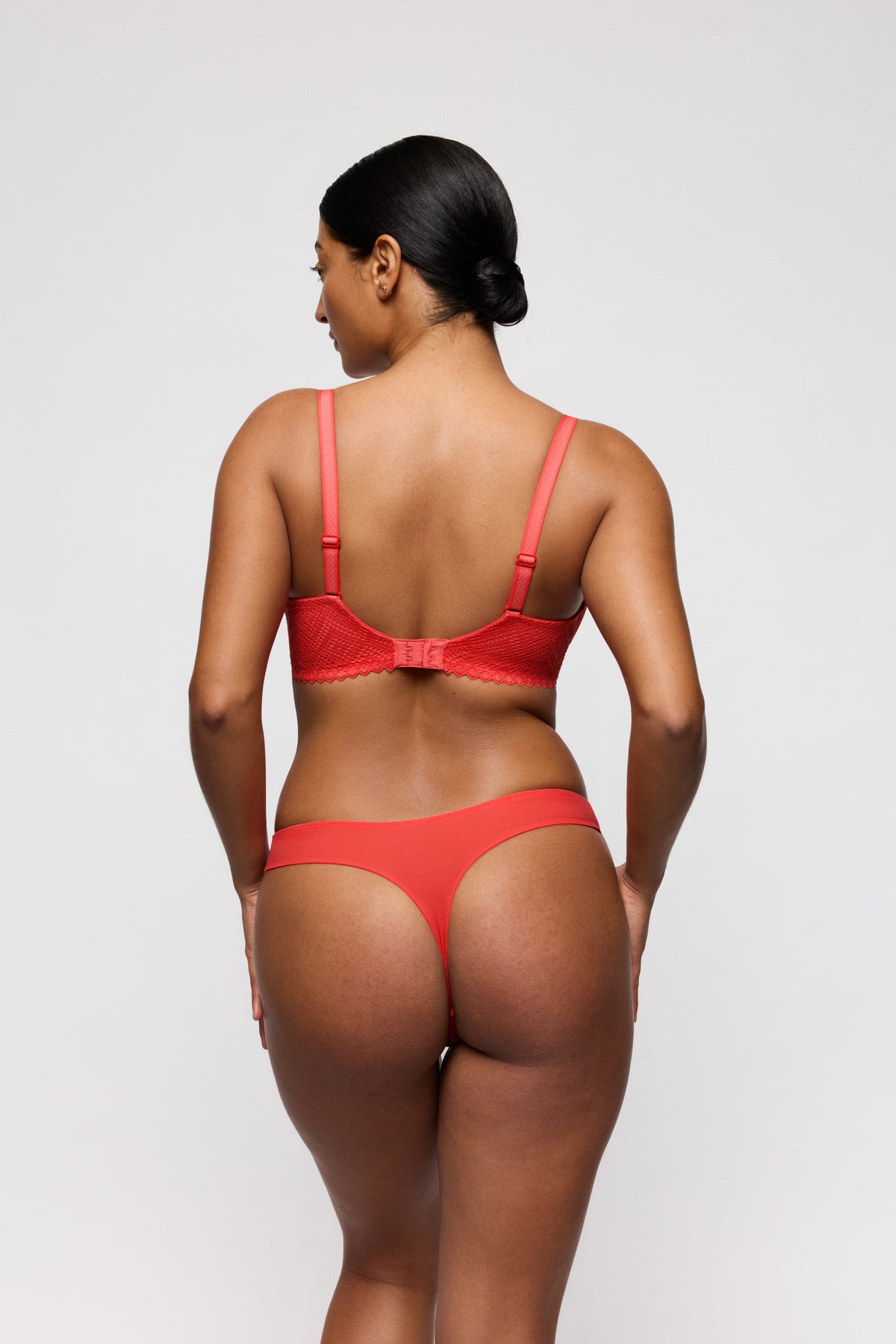 Primadonna Twist Grace Bay Padded Balcony Bra In Coral
