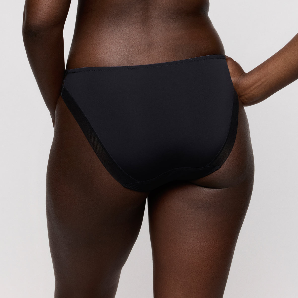 Primadonna Twist Twist Side Rio Briefs In Charcoal