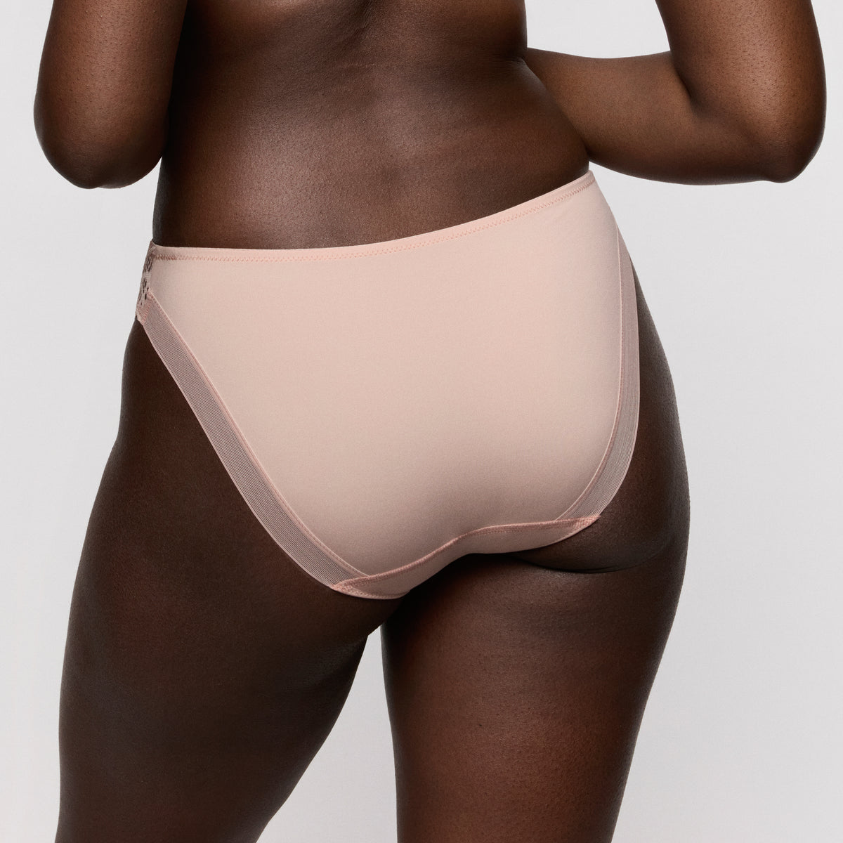 Primadonna Twist Twist Side Rio Briefs In Powder Rose