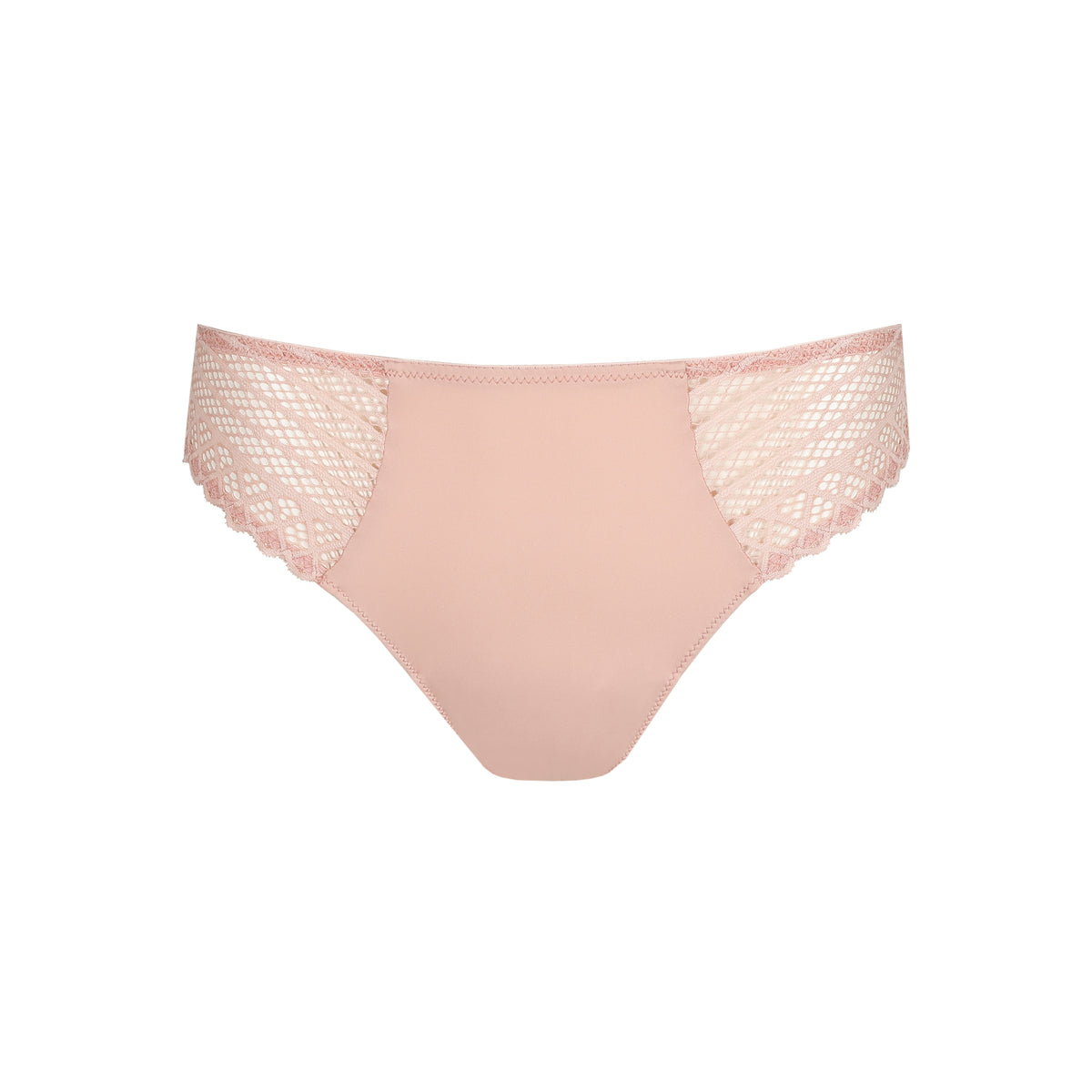 Primadonna Twist Twist Side Rio Briefs In Powder Rose