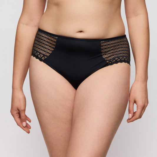 Primadonna Twist Twist Side Full Briefs In Charcoal