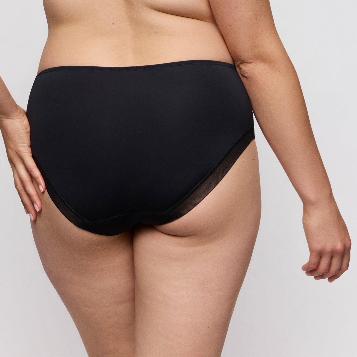 Primadonna Twist Twist Side Full Briefs In Charcoal