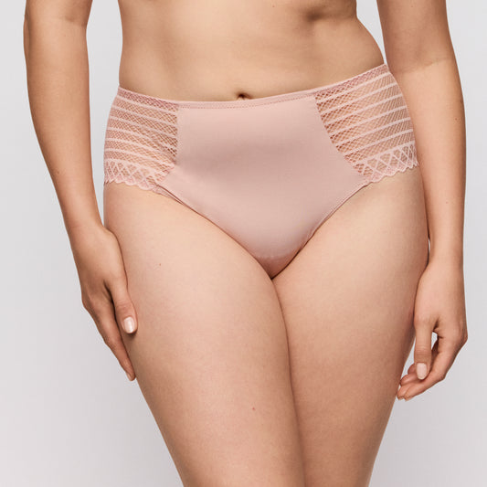 Primadonna Twist Twist Side Full Briefs In Powder Rose