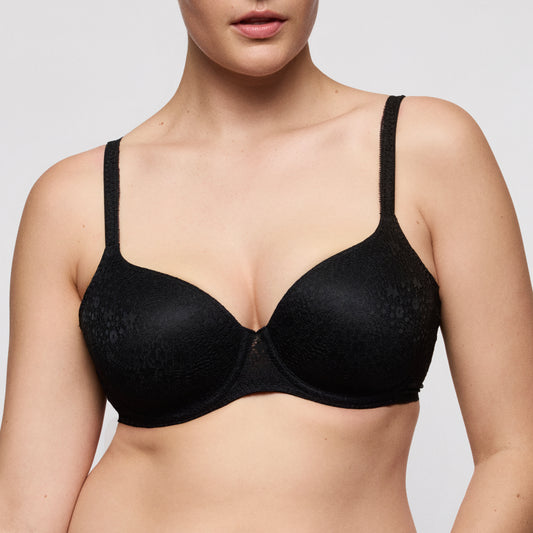 Primadonna Twist Epirus Padded Bra Heartshape In Black