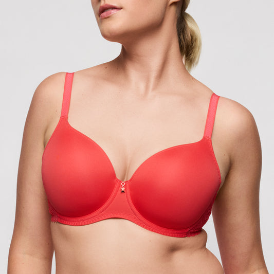 Primadonna Twist Grace Bay Padded Heartshape Bra In Coral