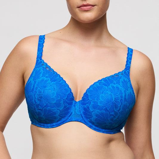 Primadonna Twist Mocuto Padded Heartshape Bra In Blu China