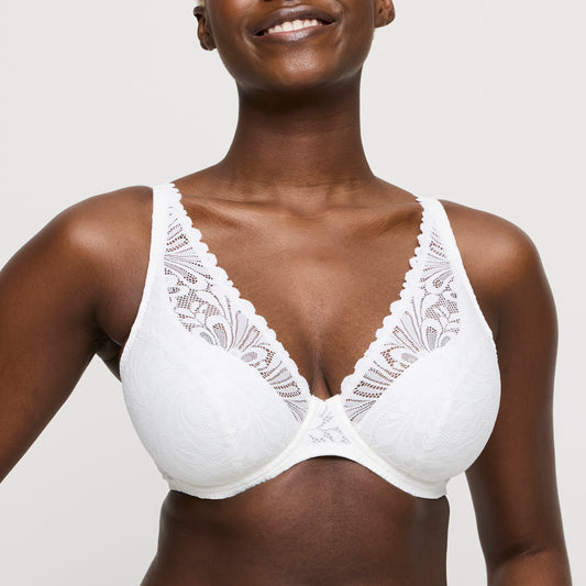 Primadonna Twist Rupi Half Padded Plunge Bra In Natural
