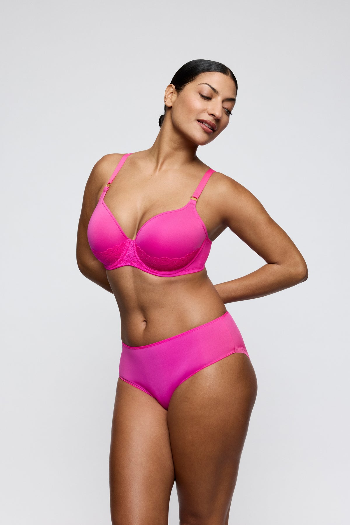 Primadonna Twist Dear Night Padded Heartshape Bra In Influencer Pink