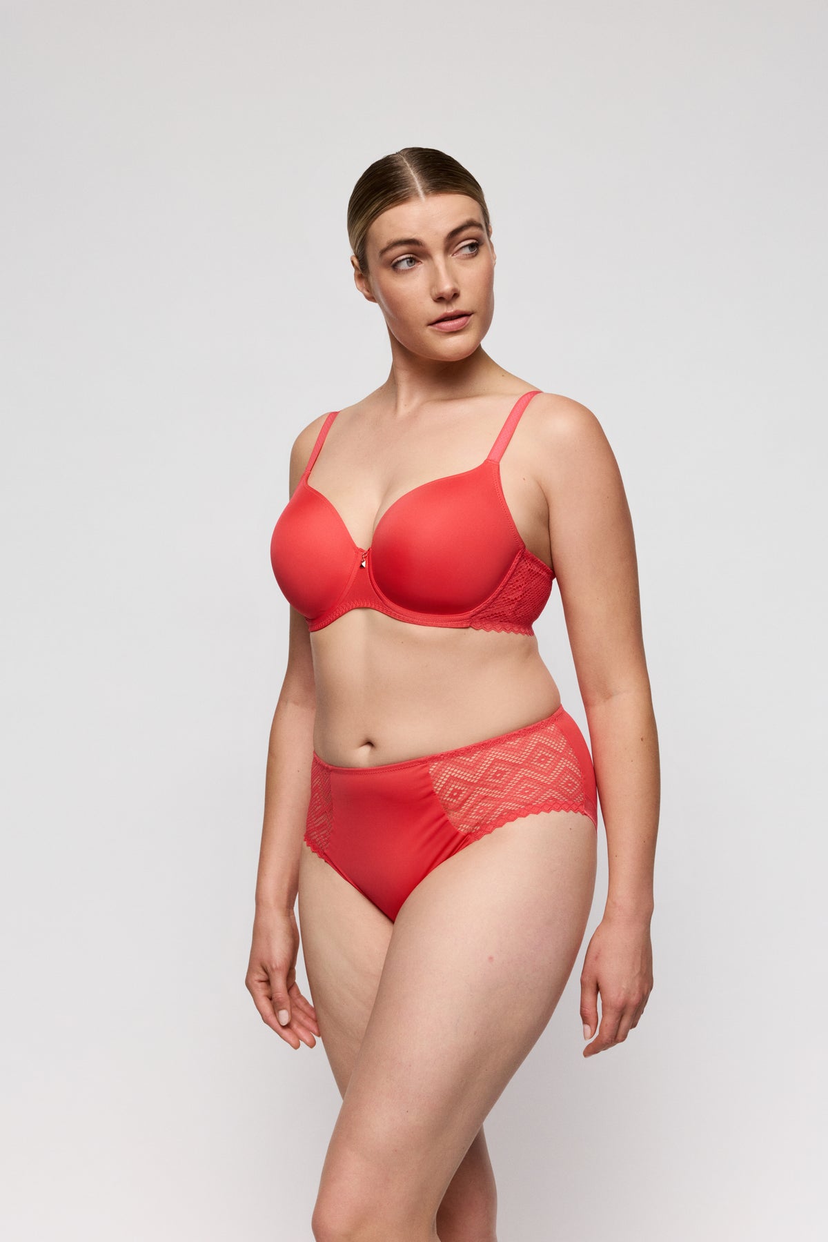 Primadonna Twist Grace Bay Full Briefs In Coral