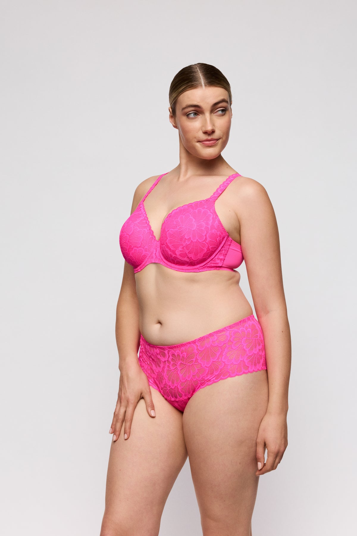 Primadonna Twist Mocuto Padded Heartshape Bra In Pixie Blossom