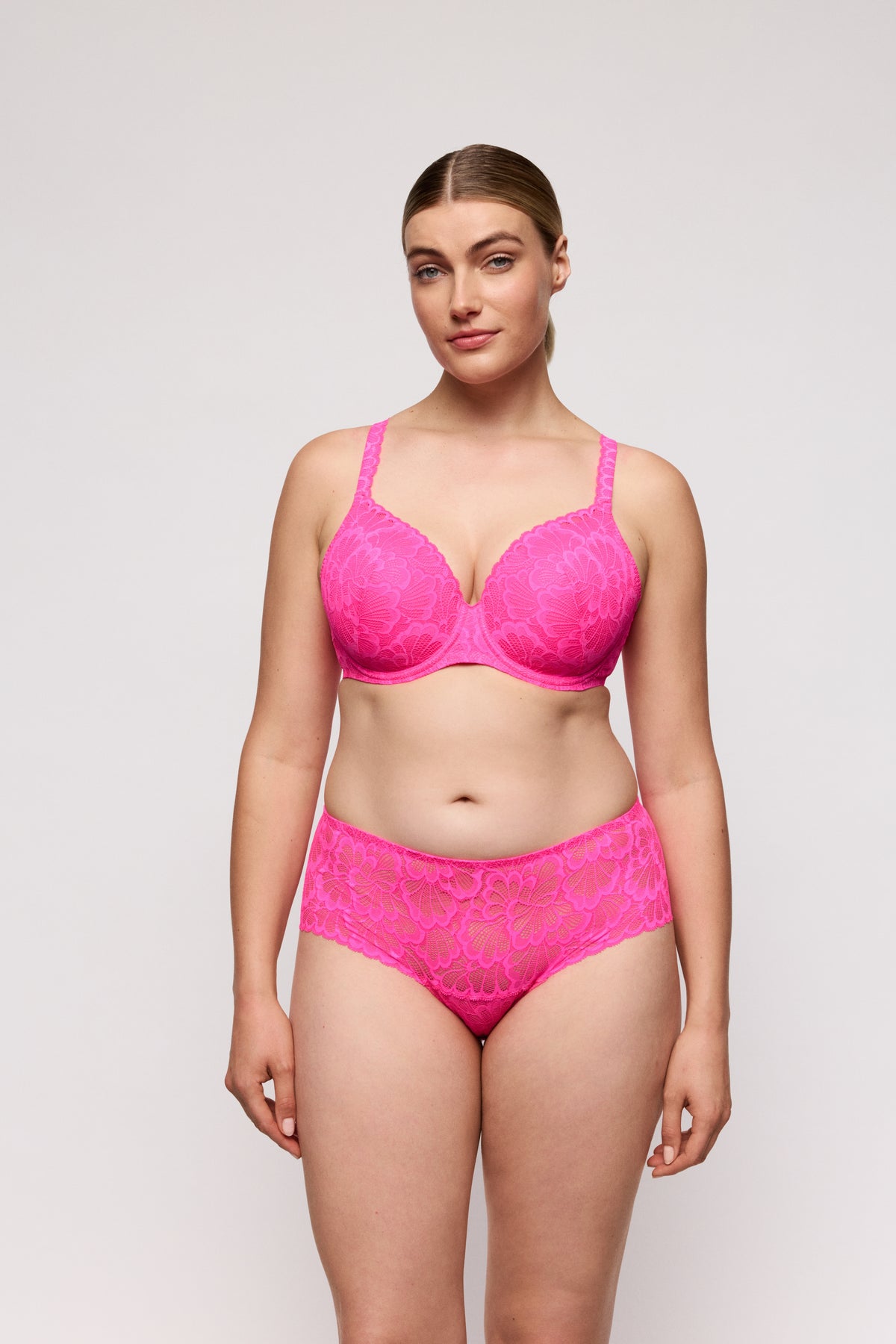 Primadonna Twist Mocuto Padded Heartshape Bra In Pixie Blossom