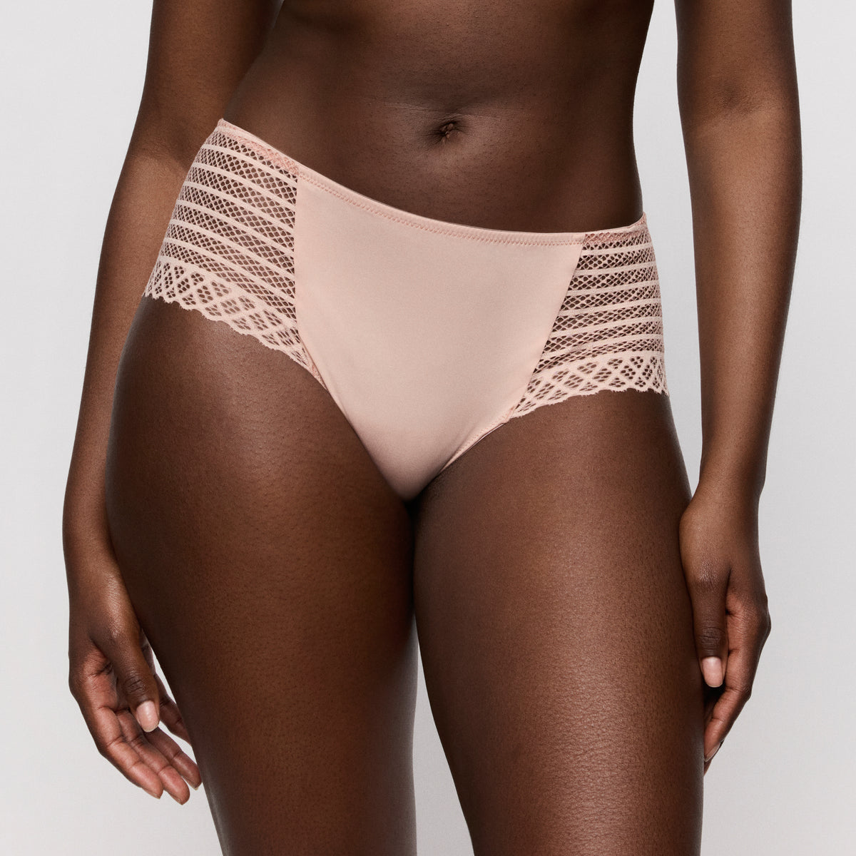 Primadonna Twist Twist Side Hotpants In Powder Rose