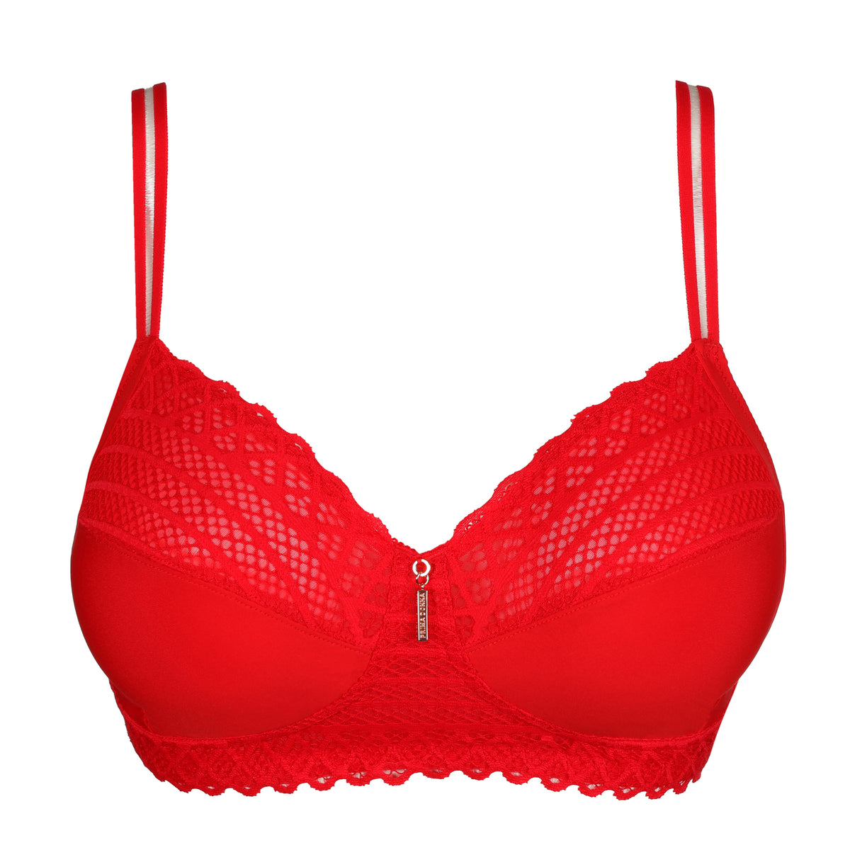 Primadonna Twist East End Full Cup Bra Wireless In True Red