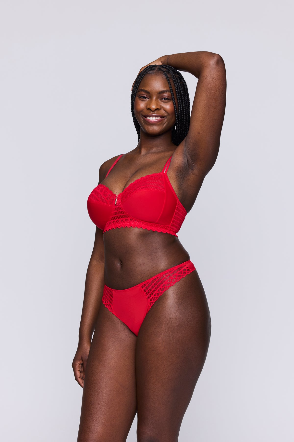 Primadonna Twist East End Full Cup Bra Wireless In True Red