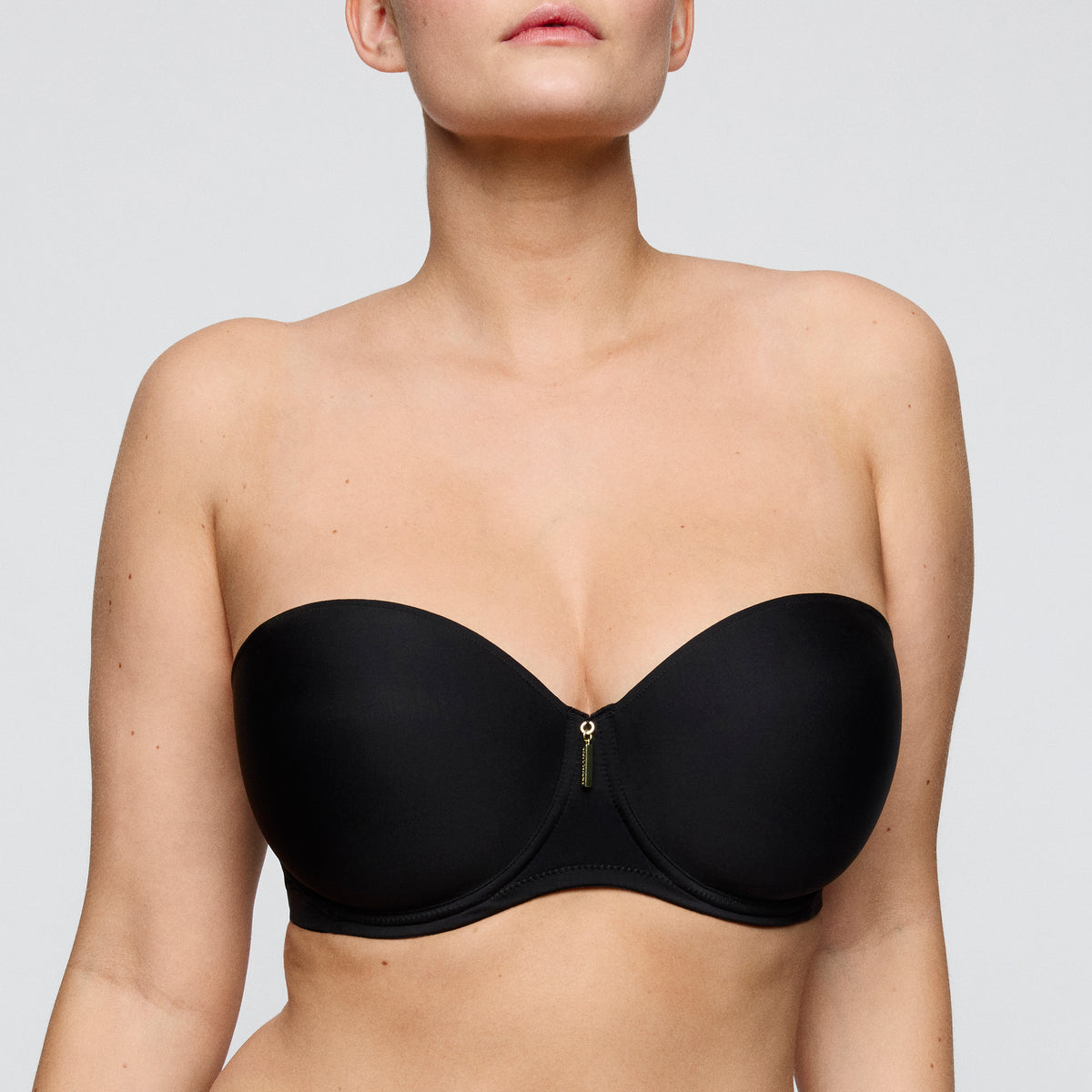 Primadonna Twist Twixie Padded Bra - Strapless In Black