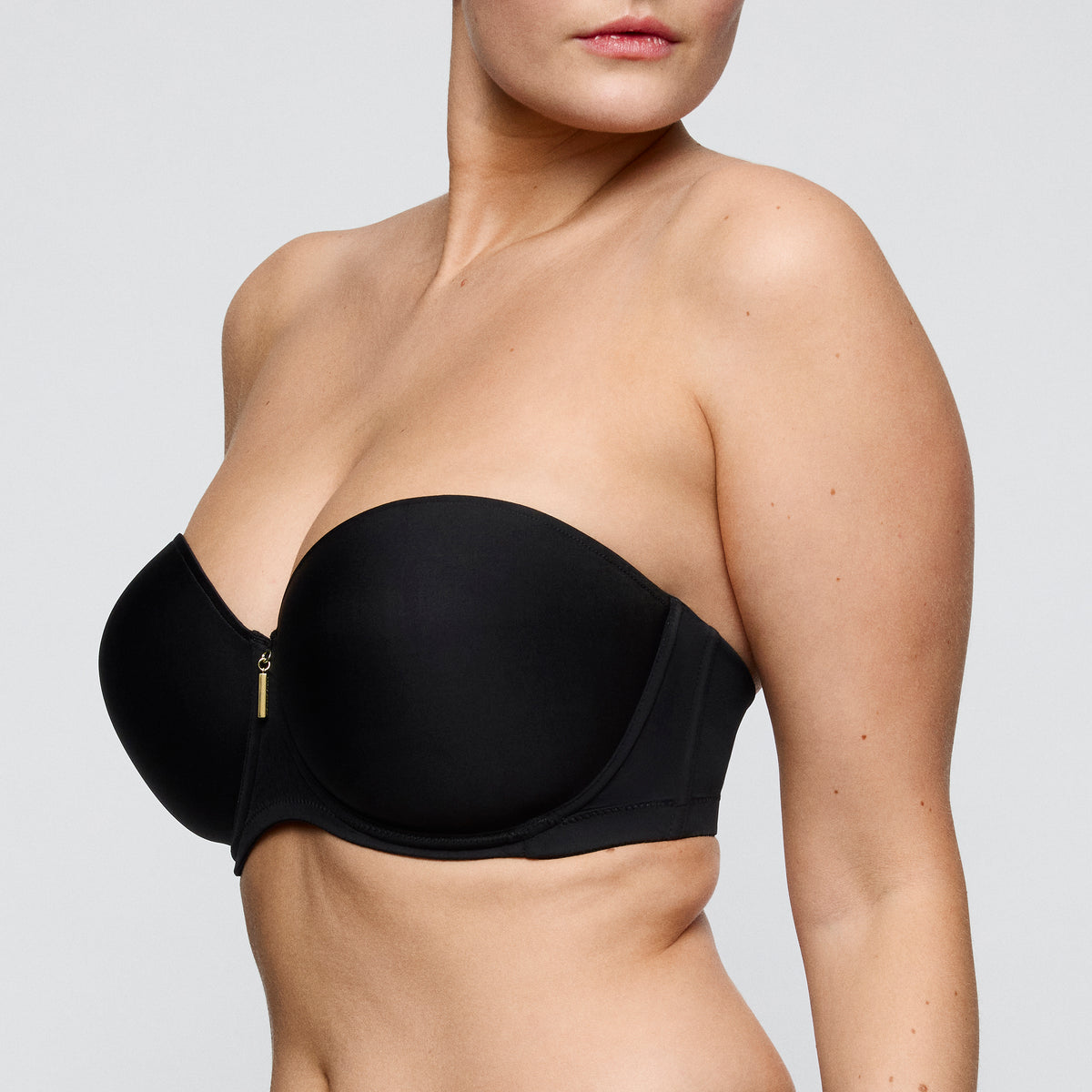 Primadonna Twist Twixie Padded Bra - Strapless In Black