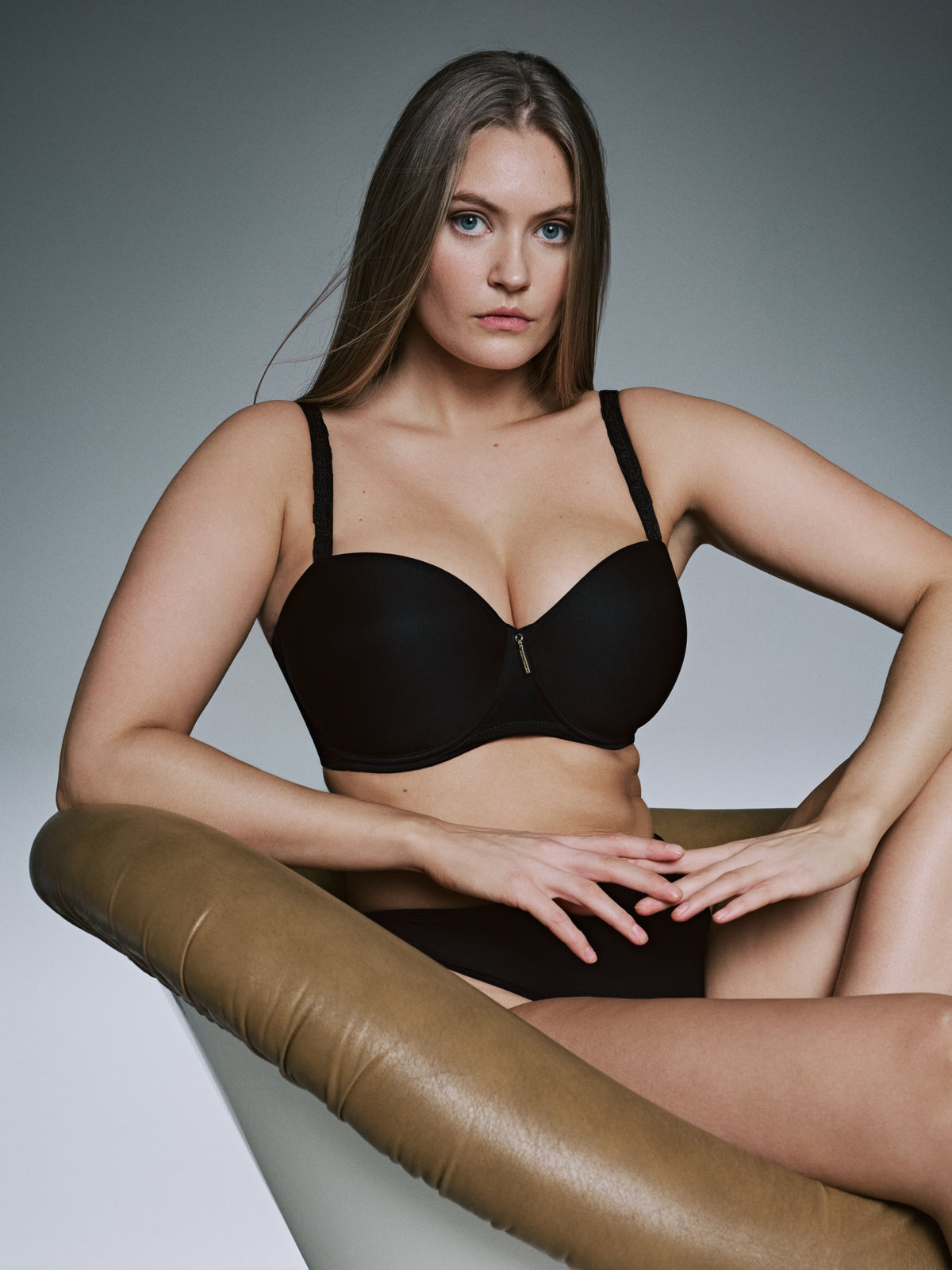 Primadonna Twist Twixie Padded Bra - Strapless In Black