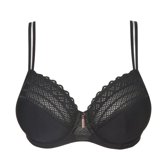 Primadonna Twist East End Full Cup Bra In Charcoal