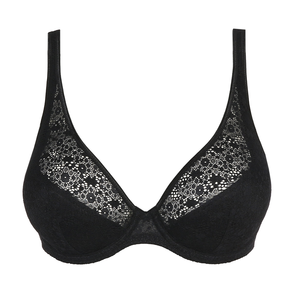 Primadonna Twist Epirus Half Padded Plunge Bra In Black