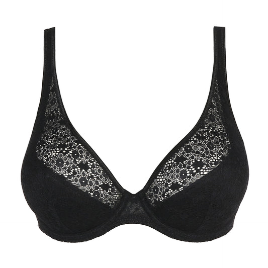 Primadonna Twist Epirus Half Padded Plunge Bra In Black