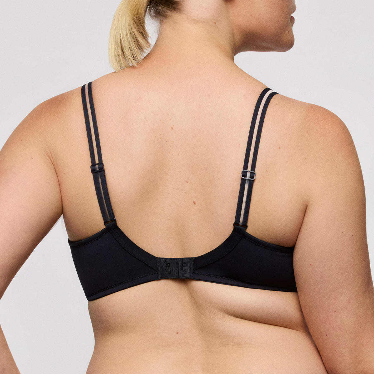 Primadonna Twist Twist Side Full Cup Bra In Charcoal