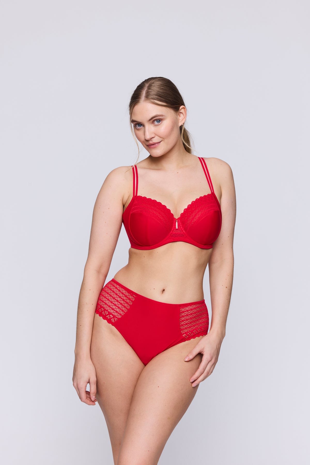 Primadonna Twist East End Full Cup Bra In True Red