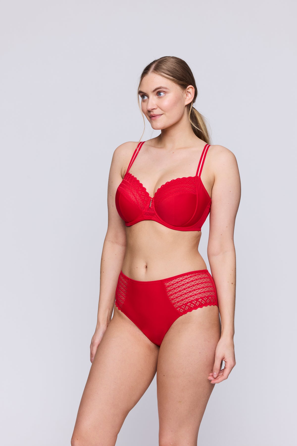 Primadonna Twist East End Full Cup Bra In True Red