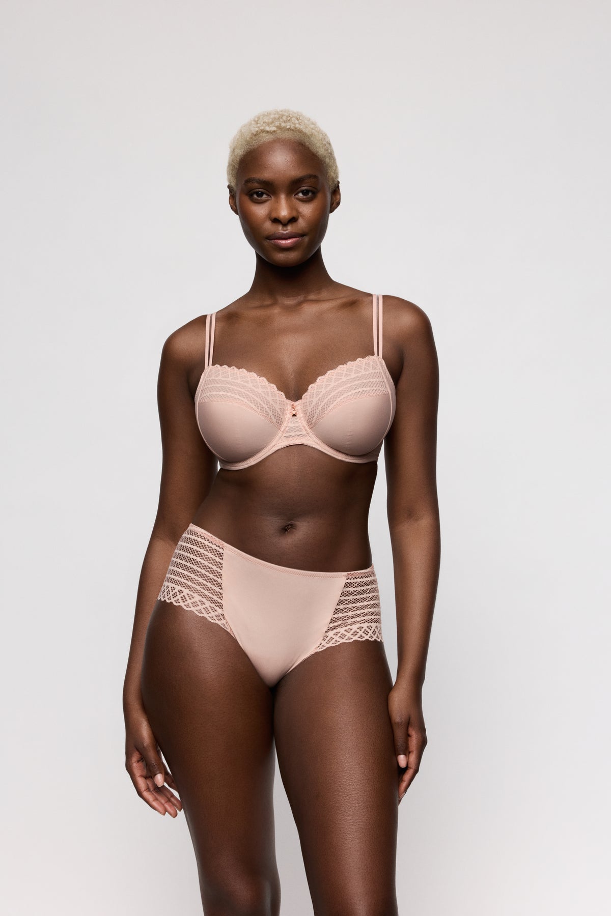 Primadonna Twist Twist Side Full Cup Bra In Powder Rose