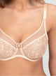 Empreinte Allure Underwired Seamless Full Cup Bra with extra cover in Amande