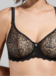 Empreinte Cassiopee Underwired Seamless Full Cup Bra In Black