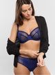 Empreinte Infinity Underwired low-necked bra in Saphir