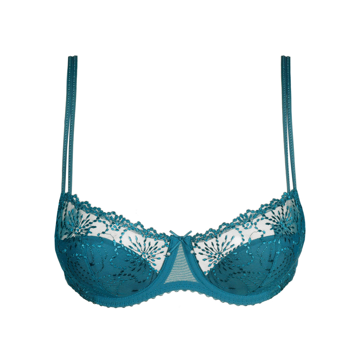 Marie Jo Jane Half Padded Balcony Bra In Peacock