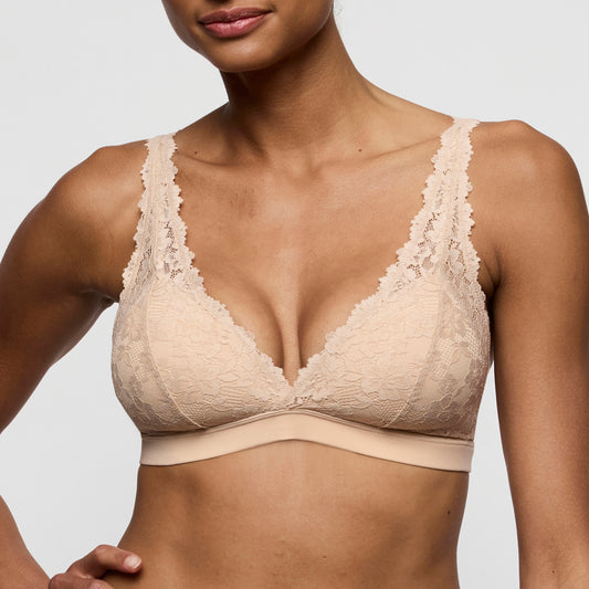 Marie Jo Soft Studio Padded Bralette In Caffé Latte