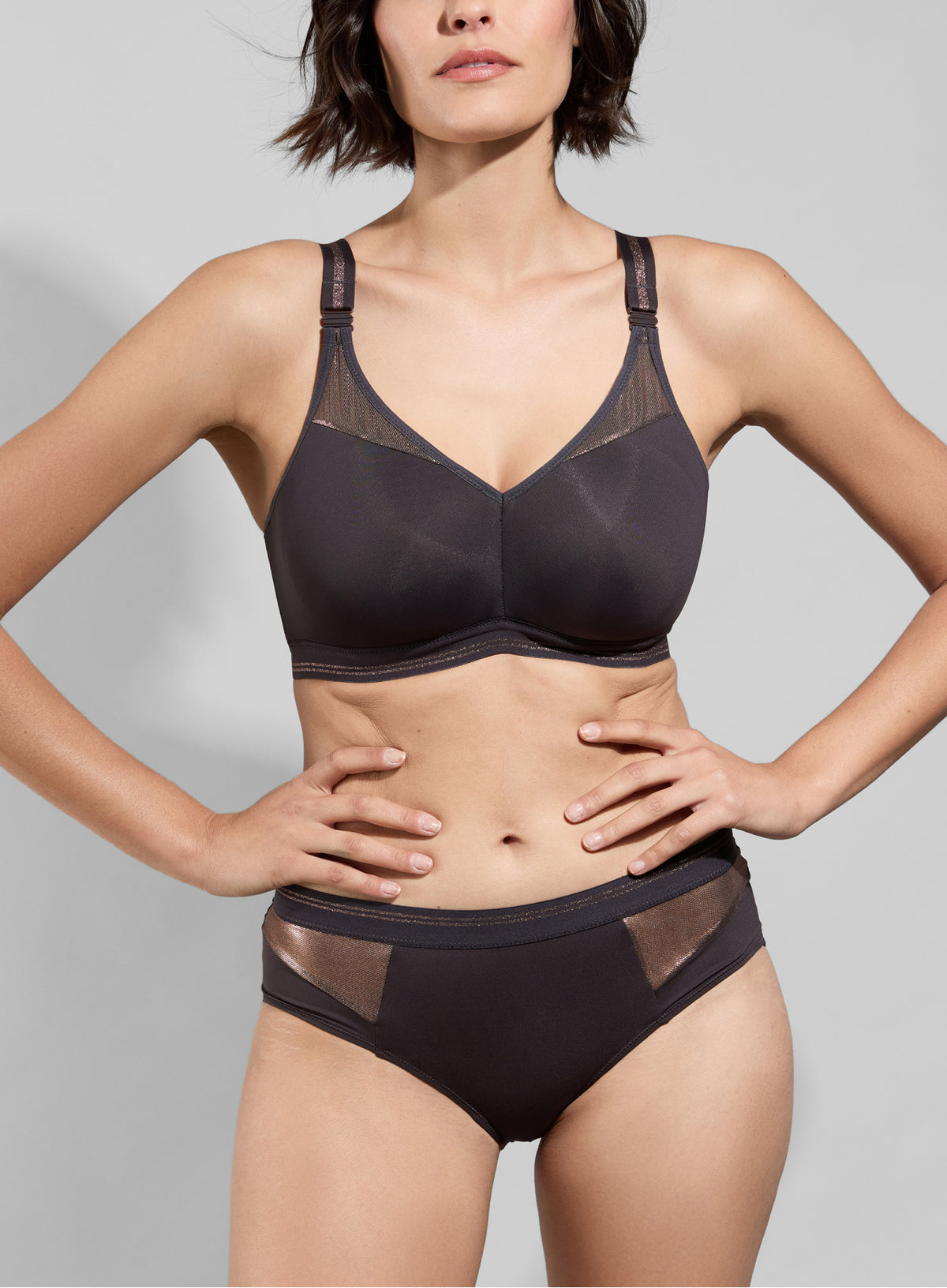 Empreinte Initiale Spacer wired Bra in Gris Intense