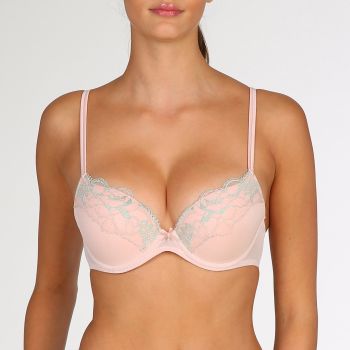 Marie Jo Mai Padded Push Up Bra in Pearly Pink